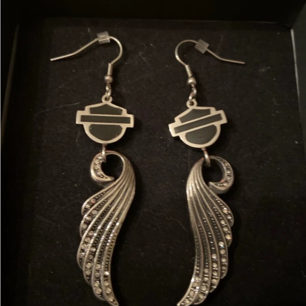 HD Wing Earrings - Picture 1 of 4